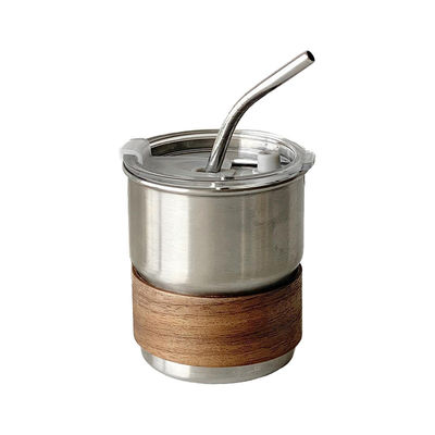 1 pieza de acero inoxidable cerveza tumbler elección del viajero con tapas paja y mangas