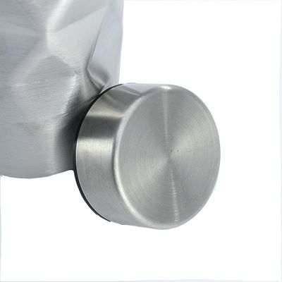 Botella de agua para deportes al aire libre 1L Flasca térmica de pared única con material de acero inoxidable