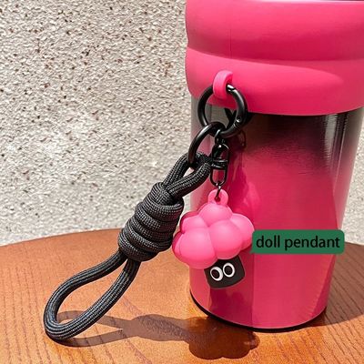 710ML Tumbler de café de acero inoxidable impermeable Camping Taza térmica con paja y logotipo personalizado