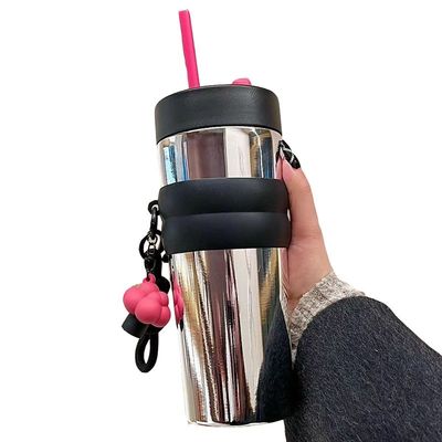 A todas las personas les encanta esta taza de café de viaje de acero inoxidable de doble pared de 710 ml