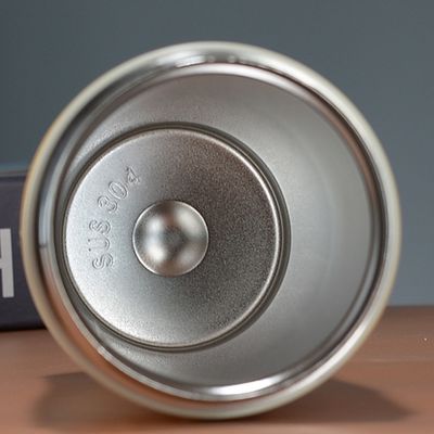 500 ml de tazas de café de acero inoxidable con tapa con logotipo personalizado