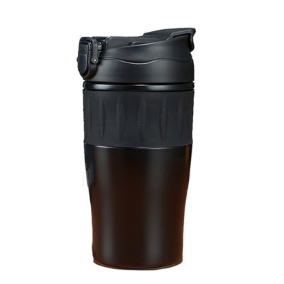 Tazas de café portátiles de acero inoxidable con tapa de 500 ml, a prueba de fugas