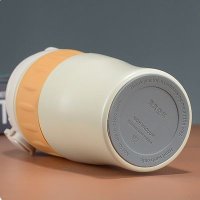 Tazas de café portátiles de acero inoxidable con tapa de 500 ml, a prueba de fugas