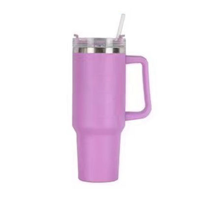 40oz de mango aislado tumbler tumbler de acero inoxidable con logotipo personalizado aceptable