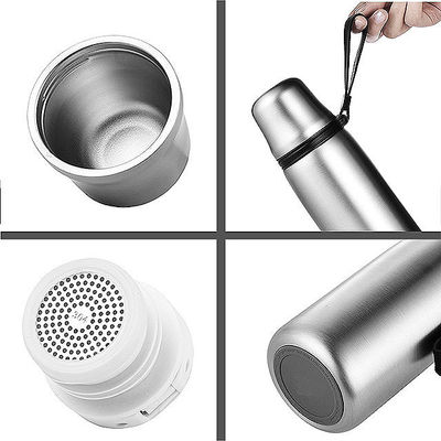 Botellas de agua deportiva personalizadas de acero inoxidable con filtro Mantenga su bebida fría y limpia