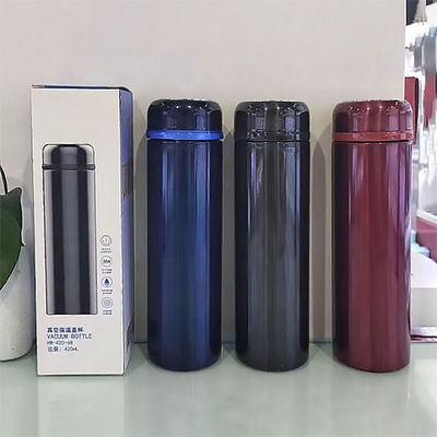 Botella de filtro de agua de acero inoxidable aislada al vacío para niños Logotipo personalizado y duradero
