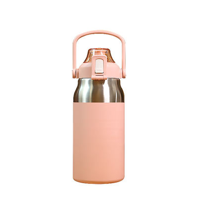 Logotipo personalizado 2023 Botella de agua de acero inoxidable de vacío de doble pared para viajes al aire libre