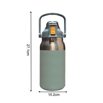 Logotipo personalizado 2023 Botella de agua de acero inoxidable de vacío de doble pared para viajes al aire libre