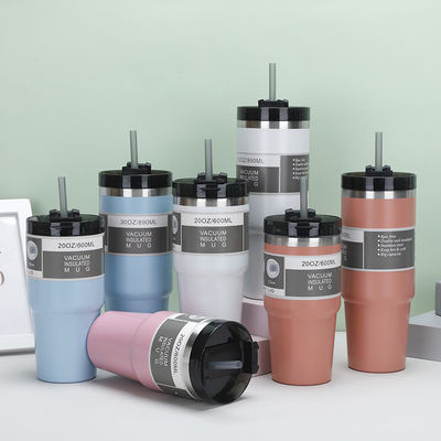 Tazas térmicas de café de acero inoxidable 304 vacío aislado tumbler 20oz/30oz Capacidad