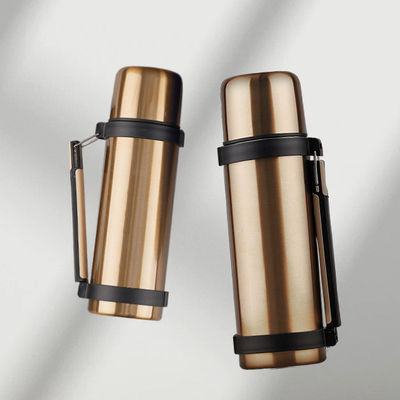 Botella de vacío de metal para viajes de 1200 ml Custom Low MOQ Tumbler aislado de acero inoxidable