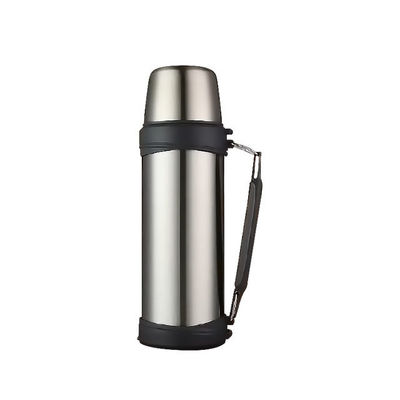 Botella de agua aislada de acero inoxidable de gran capacidad para deportes y viajes en Golden