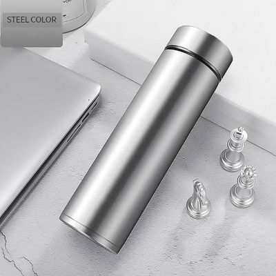 Taza de calibre alimenticio con tapa de acero inoxidable de aislamiento con taza de balas para bebidas calientes y frías
