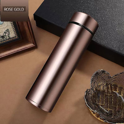 Taza de calibre alimenticio con tapa de acero inoxidable de aislamiento con taza de balas para bebidas calientes y frías