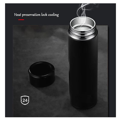 Taza de calibre alimenticio con tapa de acero inoxidable de aislamiento con taza de balas para bebidas calientes y frías