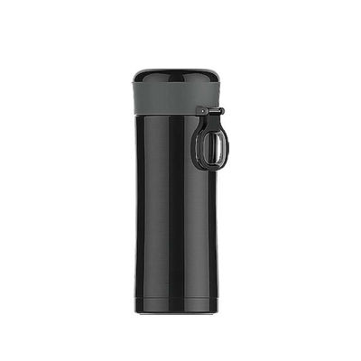 Botella de vacío de doble pared de acero inoxidable de 350 ml con visor de temperatura y colorido