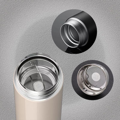 Botella de agua de vacío de acero inoxidable para bebidas calientes en el coche