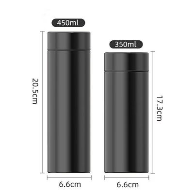 Botella de agua de vacío de acero inoxidable para bebidas calientes en el coche
