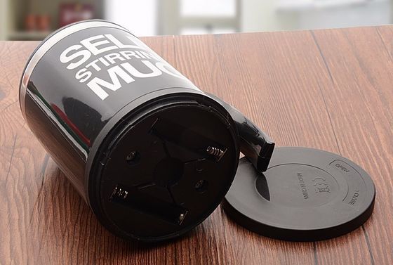 Oficina y hogar de acero inoxidable eléctrico automático auto agitar taza para los amantes del café