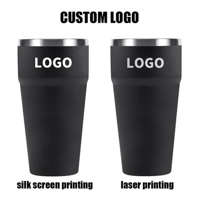Taza de tumbler 16oz taza de cerveza 16oz 20oz 24oz 30oz 40oz de acero inoxidable todavía taza de vino tumbler