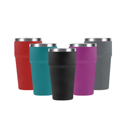 Taza de tumbler 16oz taza de cerveza 16oz 20oz 24oz 30oz 40oz de acero inoxidable todavía taza de vino tumbler