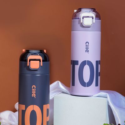 Acceptable OEM Botella de agua de metal de vacío Taza aislada de acero inoxidable de vacío