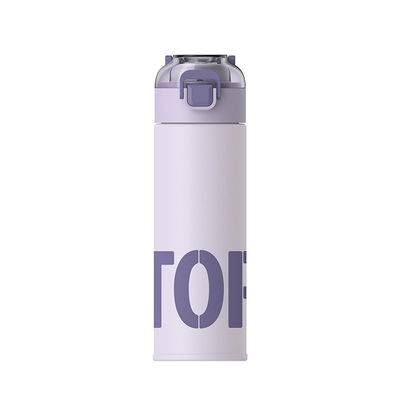 Botella de bebida aislada al vacío de acero inoxidable con personalización de color personalizable