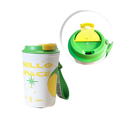 Copo de café de viaje aislado de acero inoxidable reutilizable a prueba de fugas 380ml 510ml