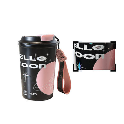 Copo de café de viaje aislado de acero inoxidable reutilizable a prueba de fugas 380ml 510ml