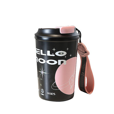Copo de café de viaje aislado de acero inoxidable reutilizable a prueba de fugas 380ml 510ml