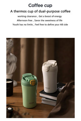 Modern Design de acero inoxidable vacío aislado taza de café ideal para viajes y oficinas
