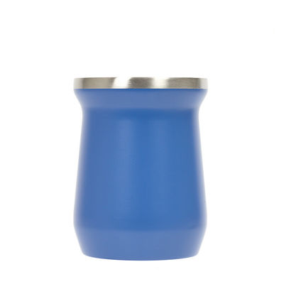 Taza de té mate de acero inoxidable con boca ancha para tazas de cerveza personalizadas y café aislado