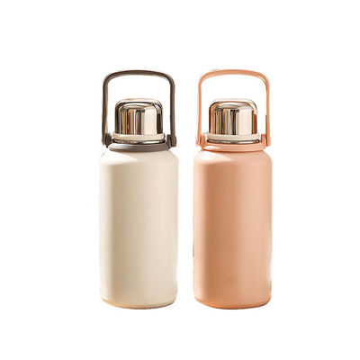 Botellas aisladas de acero inoxidable con doble pared de vacío Logotipo personalizado para senderismo