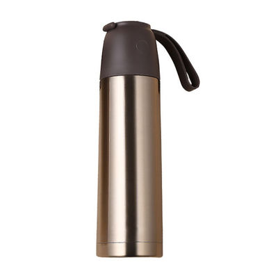 Adultos Deporte Acero inoxidable de doble pared Botella de agua de vacío con tapa