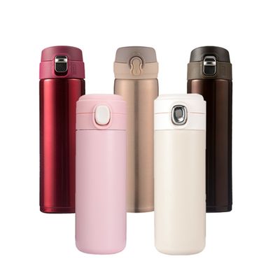 500 ml de botella de agua de vacío de acero inoxidable con color sólido y muestra proporcionada