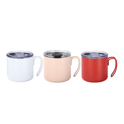 Tazas de café de acero de estilo clásico aisladas térmicamente y selladas al vacío para viajes por carretera