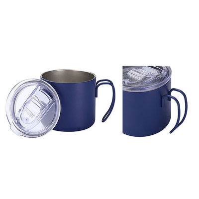 Tazas de café de acero de estilo clásico aisladas térmicamente y selladas al vacío para viajes por carretera