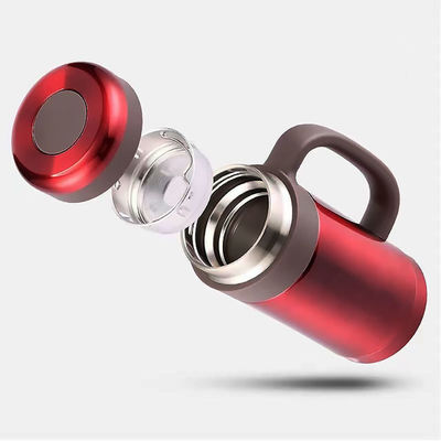 Copo térmico aislado de acero inoxidable con mango para corazón médico de oro HBG-450-13