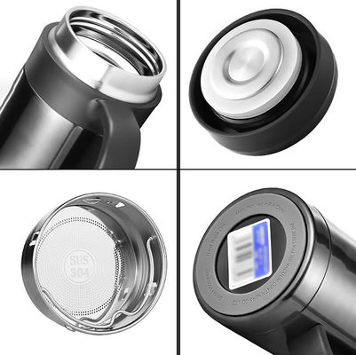 Botella de agua de vacío aislada de acero inoxidable deportiva y de viaje 24 horas caliente frío