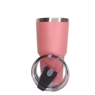 Taza de café de viaje aislada de acero inoxidable personalizada con capacidad de 900 ml y logotipo