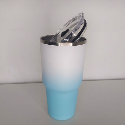 Acero inoxidable delgado Tumbler 30 Oz Mantenga el bebida caliente frío 12-24 horas Función para viajar