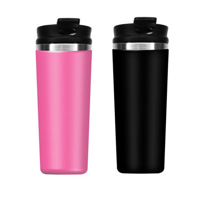 Taza de café de acero de colores personalizados Logotipo Tazas de viaje Mantenga la bebida caliente fría 12-24h