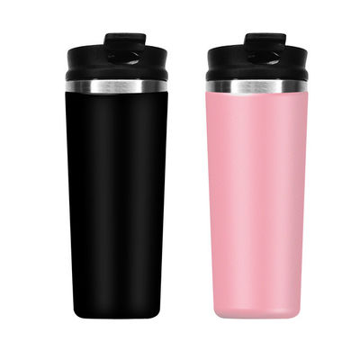 Taza de café de acero de colores personalizados Logotipo Tazas de viaje Mantenga la bebida caliente fría 12-24h