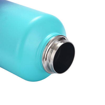 Botella de agua de acero inoxidable aislada de metal gimnasio Gran capacidad para todas las necesidades de acondicionamiento físico