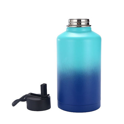 Botella de agua de acero inoxidable aislada de metal gimnasio Gran capacidad para todas las necesidades de acondicionamiento físico