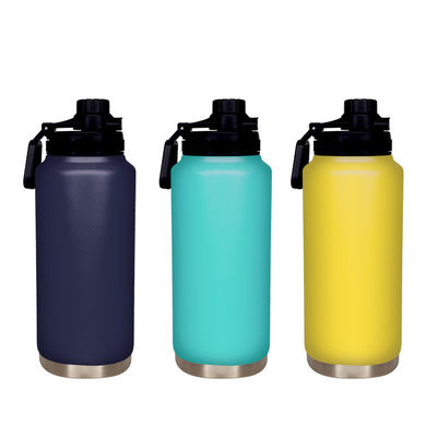 Botella de vacío aislada de 1000 ml Botella de tumbler de acero inoxidable con logotipo personalizado