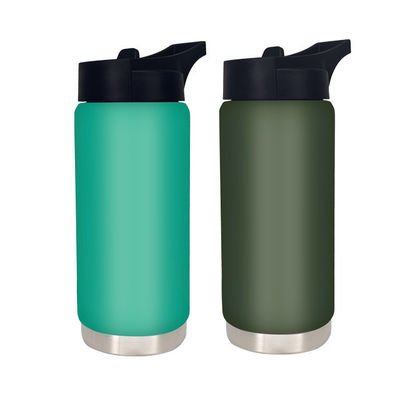 Taza recta 550 ml Flasca de boca ancha aislada con tapa Botella de agua para todas las personas