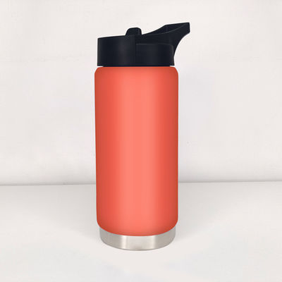 Taza recta 550 ml Flasca de boca ancha aislada con tapa Botella de agua para todas las personas