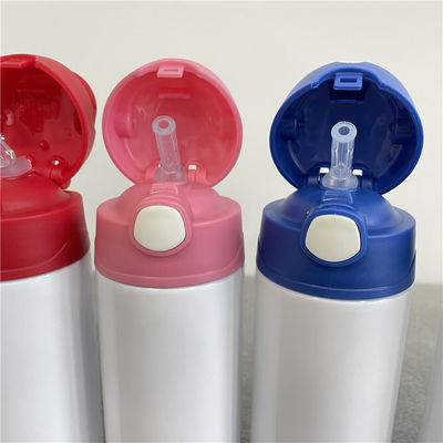12 oz Sublimación Blanco Bebés Botella de acero inoxidable Doble Pared Vacuo Bebés Botella de agua