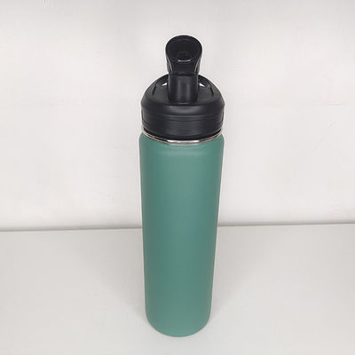 Botella de agua de copa recta de acero inoxidable 304 con tapa de bebida recta con imagen 650ml