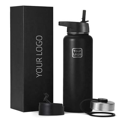 Taza recta 650ml Bebidas para niños Botellas de vacío de tumbler de acero inoxidable